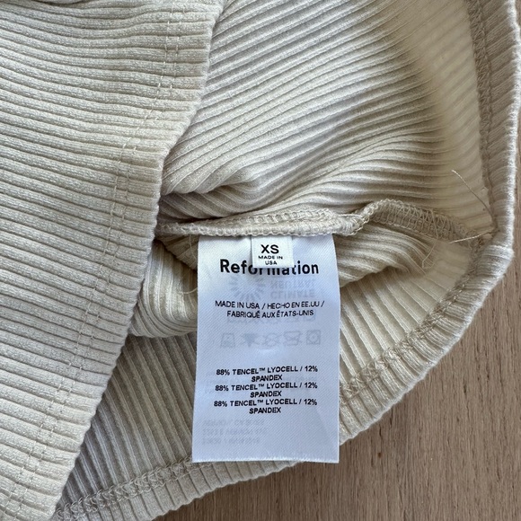 Reformation Ribbed Tee - Picture 3 of 4